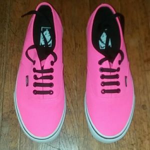 Neon Pink Vans